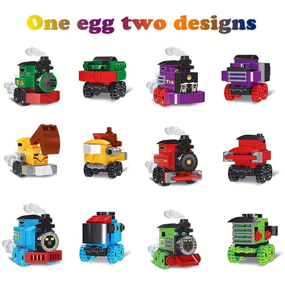 6pcs Easter Train Building Blocks Toys for Kids