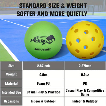 Foam Pickleballs Training Set (6-Pack)