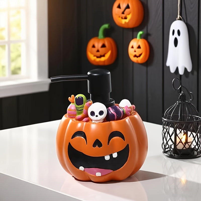 Pumpkin Resin Soap Dispenser Freestanding