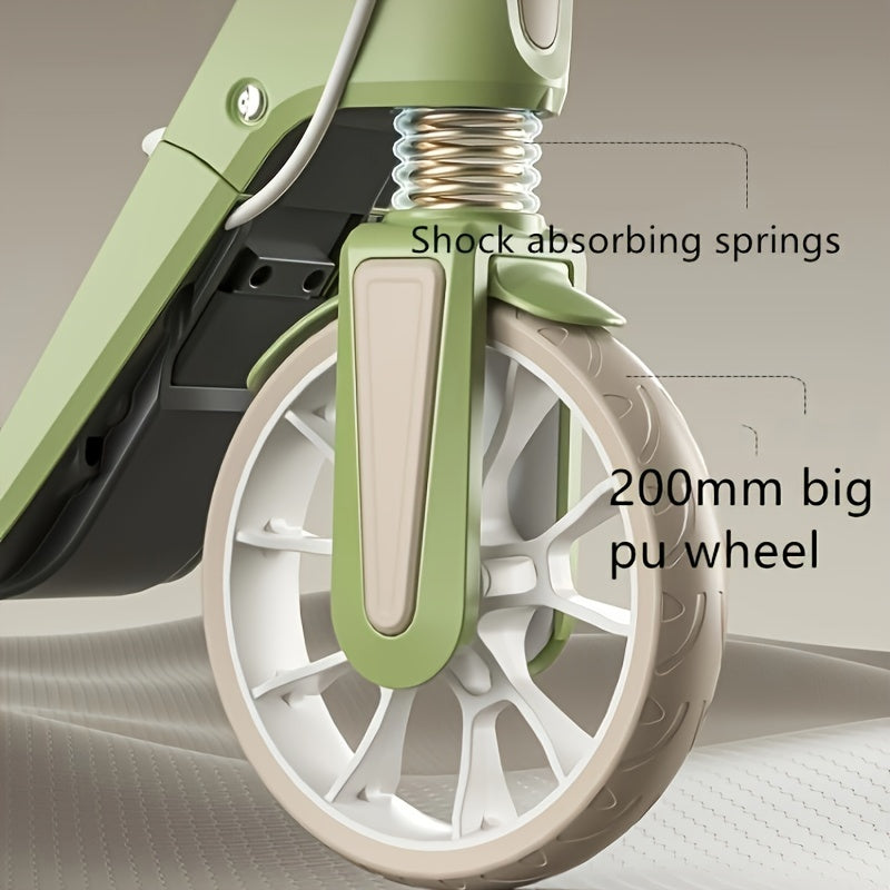 Adult Scooter PU Wheels Suspension Brake