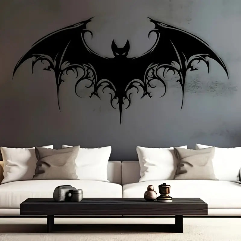 Victorian Gothic - Giant Majestic Bat Metal Wall Art