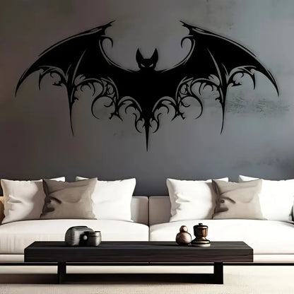Victorian Gothic - Giant Majestic Bat Metal Wall Art
