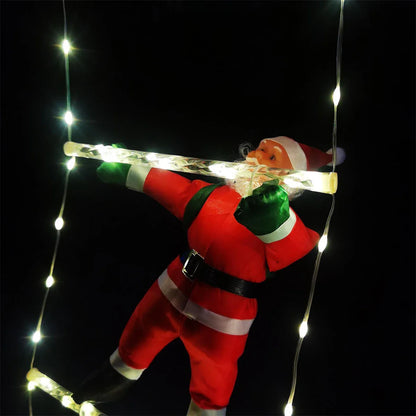 3M Santa Claus Climbing Ladder with Warm Lights