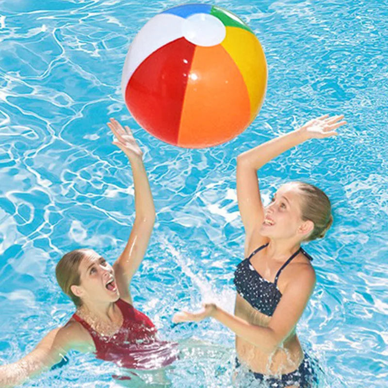 Colorful Inflatable Beach Balls (3 Pcs Set)