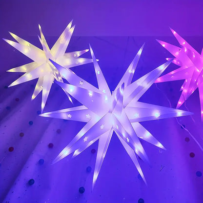 Radiant Spectrum: LED 3D Moravian Star Light