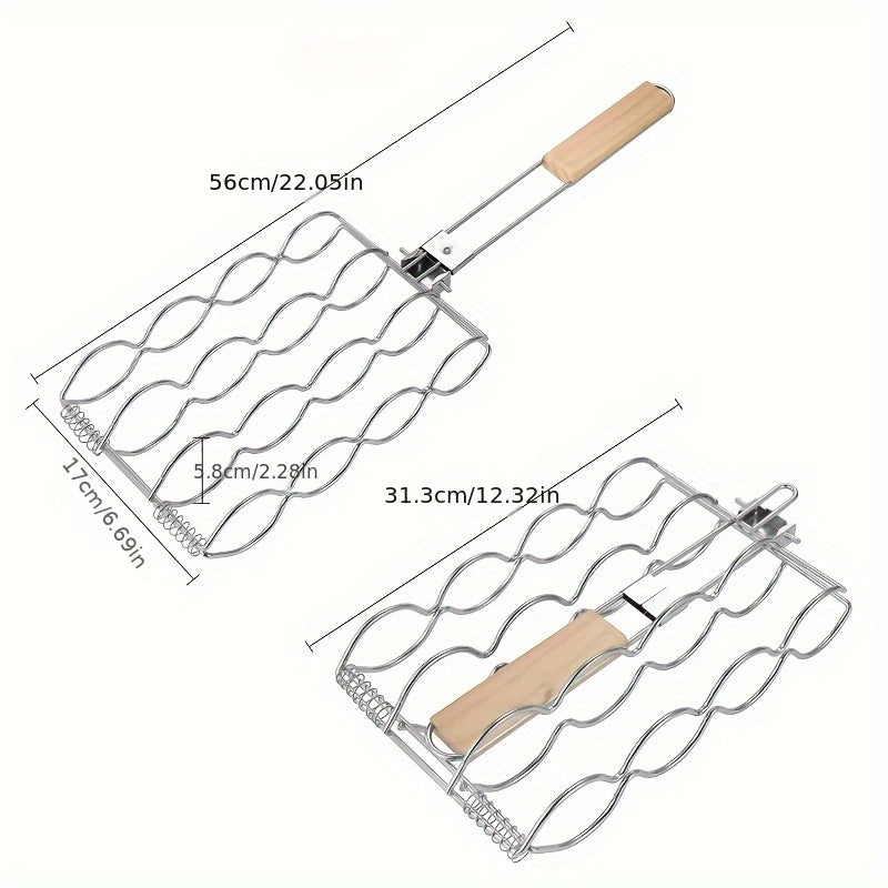 Iron Grill Basket for BBQ & Grilling