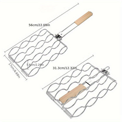 Iron Grill Basket for BBQ & Grilling