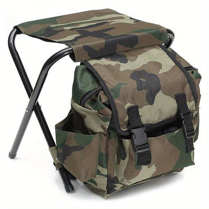 Camping Folding Chair with Backpack Picnic Bag