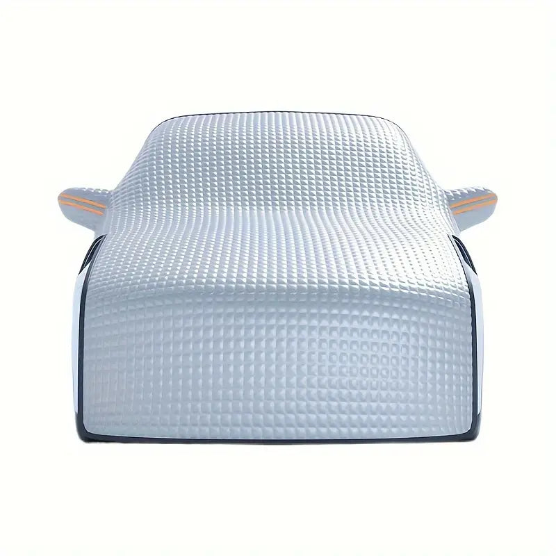 Silver Extended Front Windshield Snow Cover - Winter Snow and Frost Protection