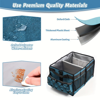 BBQ Grill Caddy with Paper Towel & Condiment Pocket