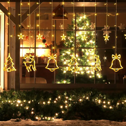 Merry & Bright: Christmas Curtain Illumination