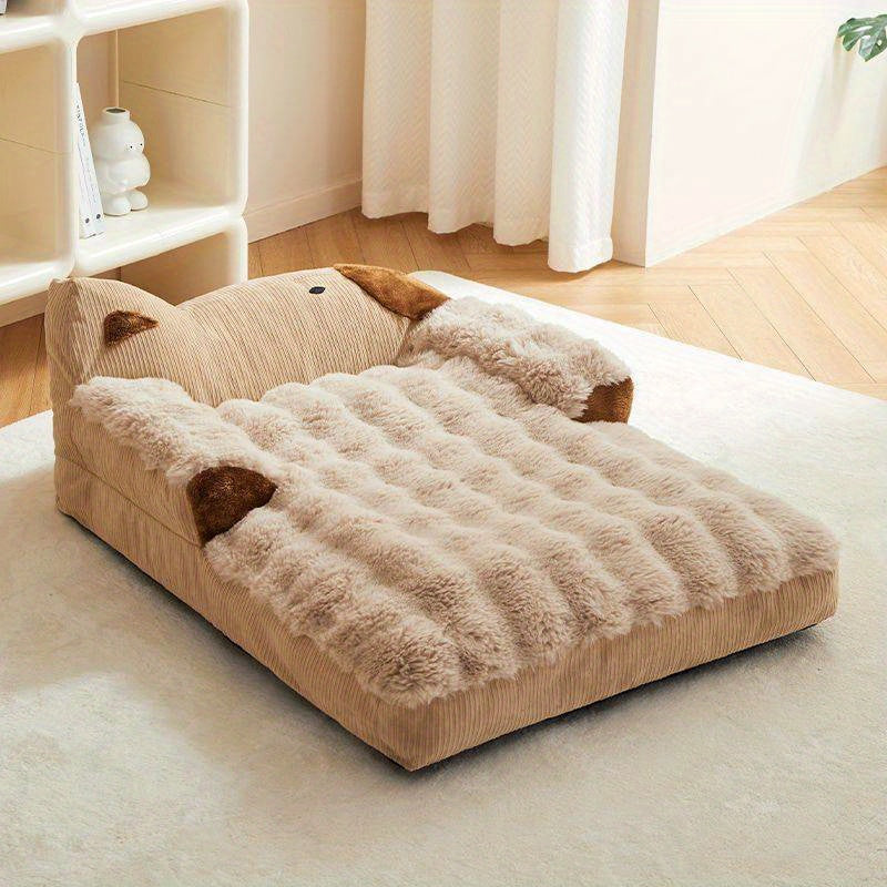 Soft Indoor Pet Couch for Dogs and Cats