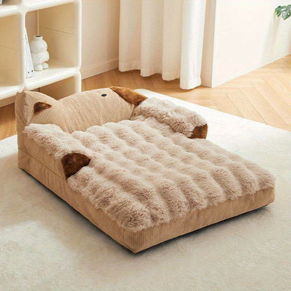 Soft Indoor Pet Couch for Dogs and Cats