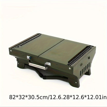 Outdoor Folding Charcoal Grill BBQ Rack