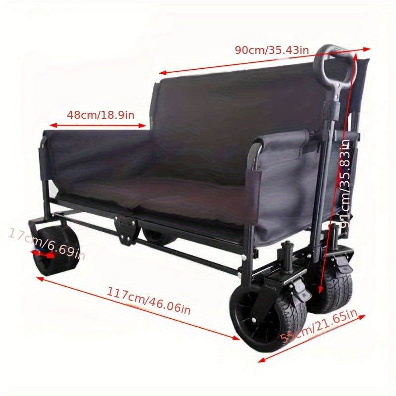 Camping Cart Multi-Functional Sofa Fishing Trolley