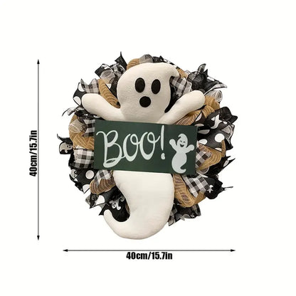 Ghostly Greetings: Haunting Halloween Wreaths