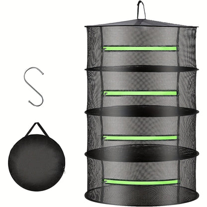 Hanging Plant Mesh Drying Rack (4-Tier)