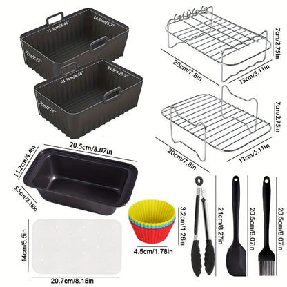 10-Piece Air Fryer Accessory Kit