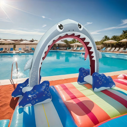 Inflatable Water Sprinkler Archway Outdoor Holiday Decor