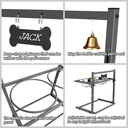 Elevated Dog Bowls for Large Dogs