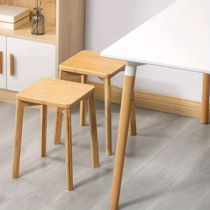 Eco-Friendly Bamboo Stool: Simplify Your Space with Style