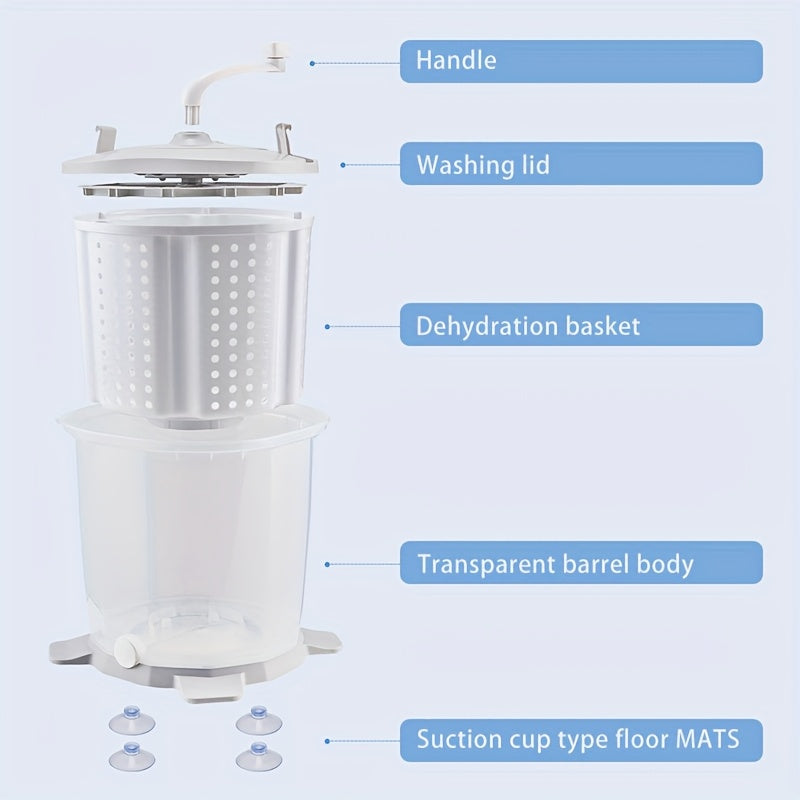 Manual Laundry Machine Hand Crank