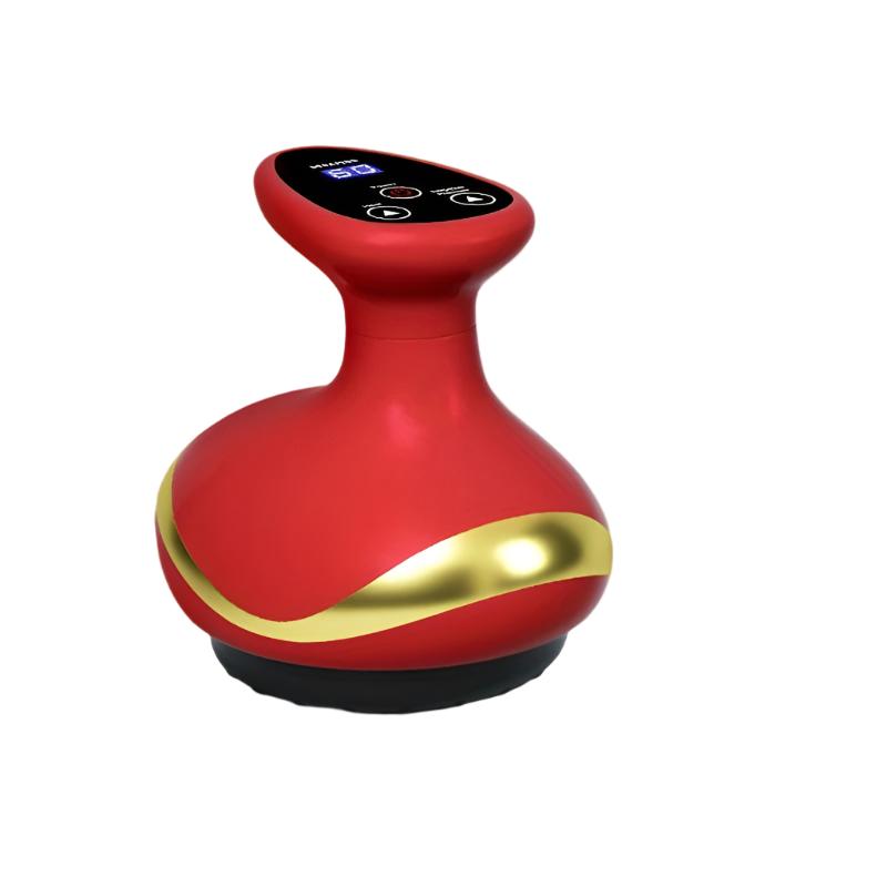 Electric Vacuum Cupping Massage Device with Heating(Red)
