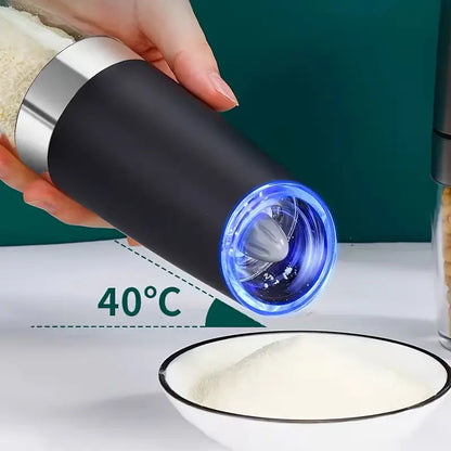 Spice up your life with the Gravity Electric Pepper and Salt Grinder Set