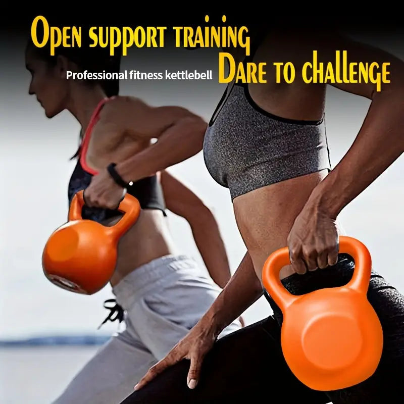 1pc 15lbs Kettlebell for Fitness and Strength Training