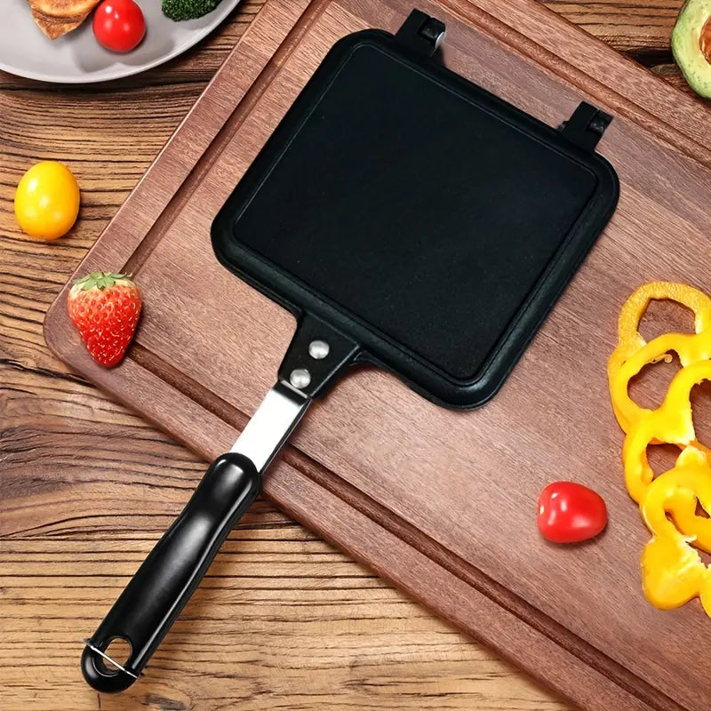Double-Sided Non-Stick Sandwich Maker & Griddle Pan