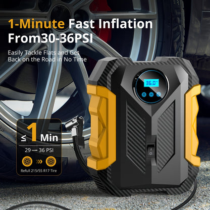 Air Compressor Pump Portable Digital Tire Inflator