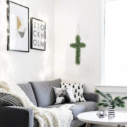 Wreath Form Iron Cross Frame  3-Piece