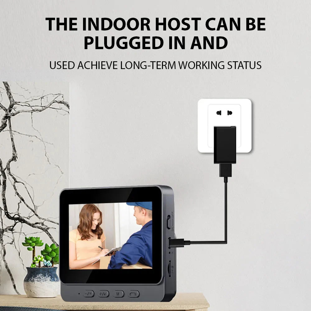 Wireless Visual Intercom Doorbell with HD Screen