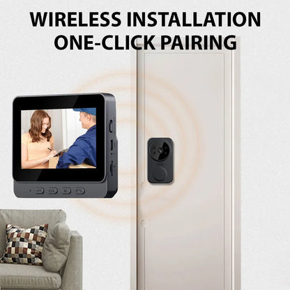 Wireless Visual Intercom Doorbell with HD Screen