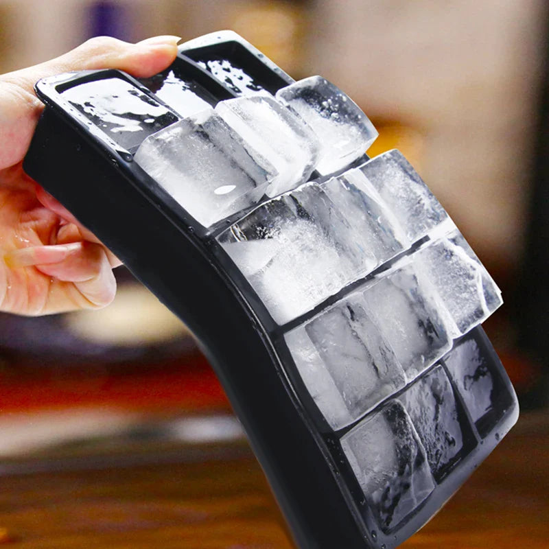 15 Grid Large Silicone Ice Cube Tray Mold