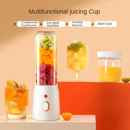 Portable Wireless Blender 450ml Juicer