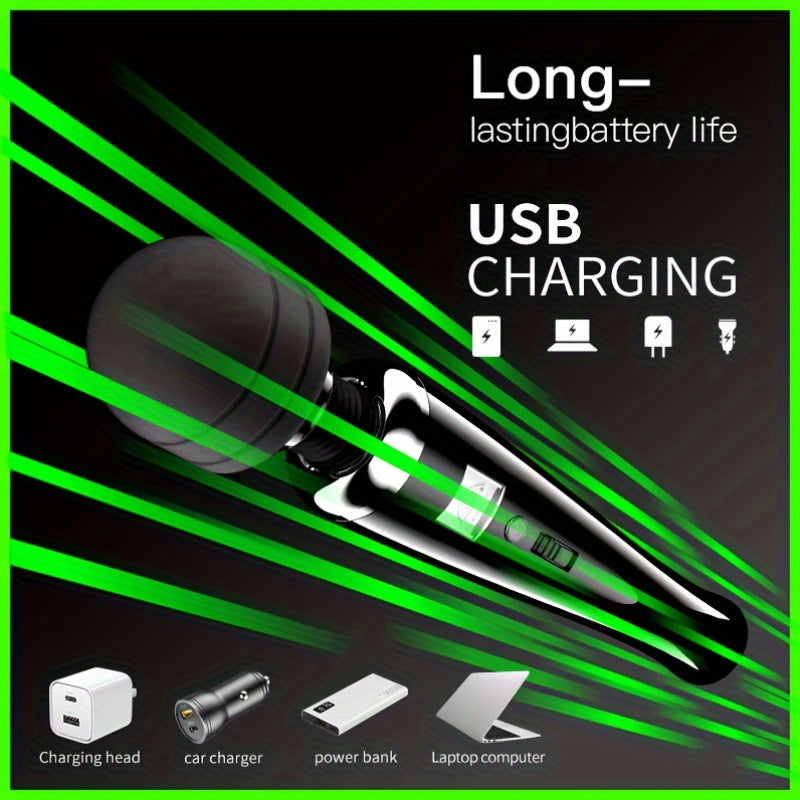 High-Frequency Portable Handheld Deep Muscle Massager(Black)