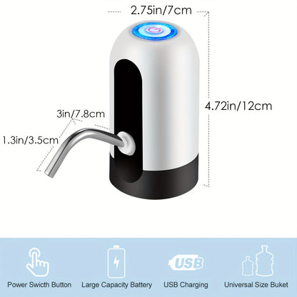 USB Rechargeable Electric Water Bottle Pump