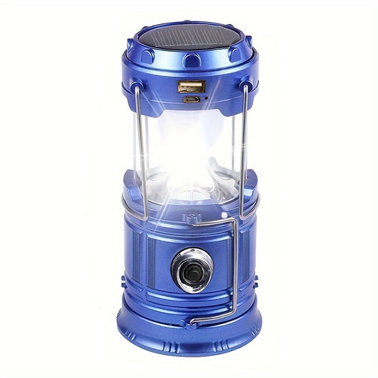 Multi-Functional Solar Handheld Camping Light LED Flashlight