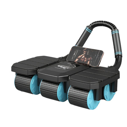 6-Wheel Ab Trainer with Elbow Support & Pad