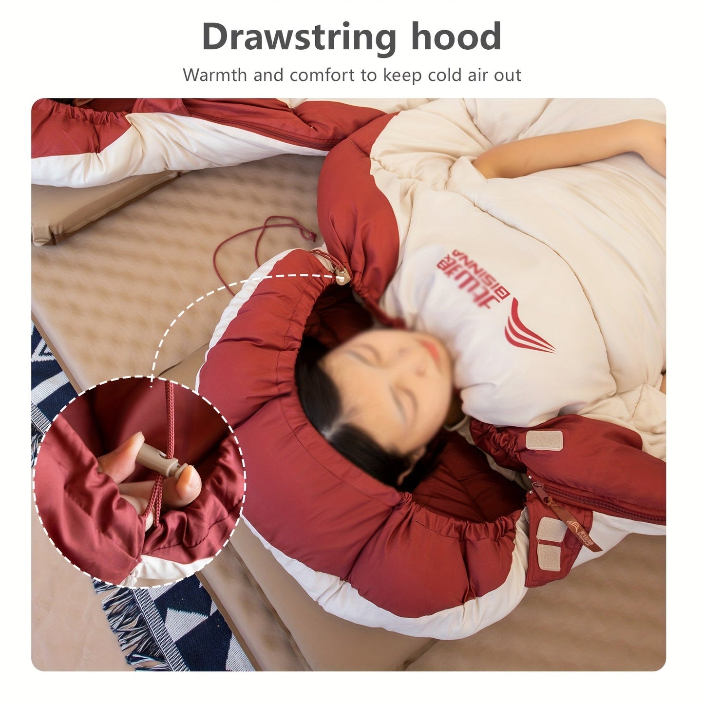 All-Season Oval Camping Sleeping Bag