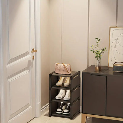 Step up your shoe storage with this space-saving tall rack