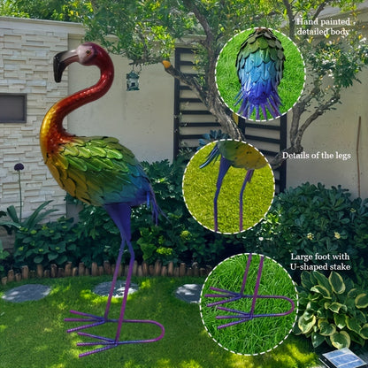 Garden Crane Statue Outdoor Heron Bird Sculpture