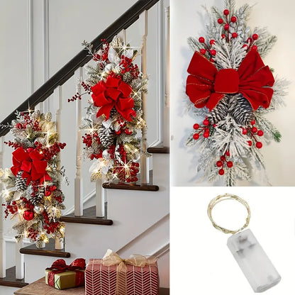Crafted Christmas Charms: Unique Hand-Woven Wreaths