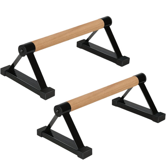 Wooden Push-Up Bars Handstand Calisthenics Bars