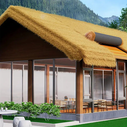 Artificial Thatch Plastic Thatch Roll - Mexican Palm Style - 100x100cm