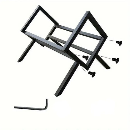 Metal Desktop Cubby Shelf - Black Finish