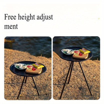 Portable Adjustable Camping Table Tripod Base