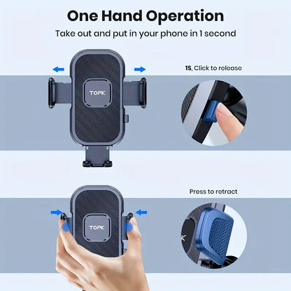 Unlock hands-free possibilities with our car phone holder