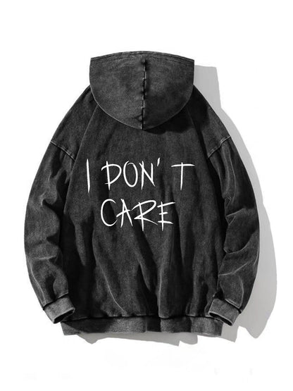 Vintage Graffiti Letter Print Hoodie